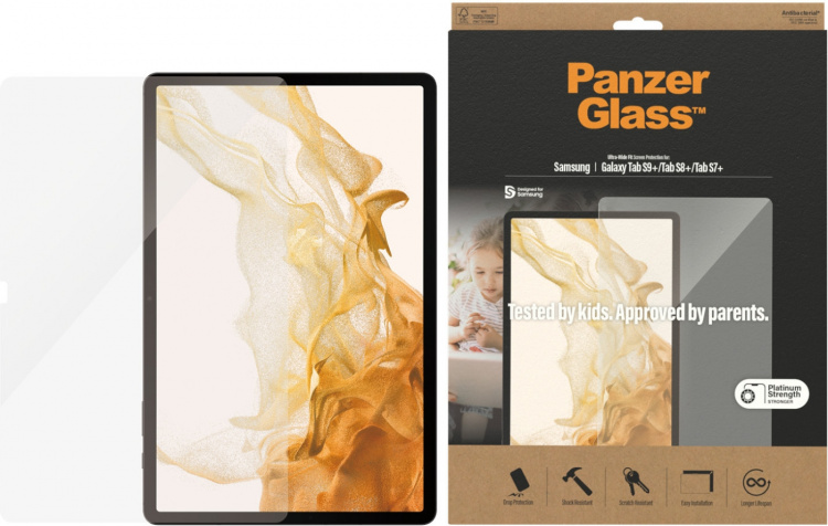 PanzerGlass lasikalvo, Samsung Galaxy Tab S7+ / S8+ / S9+