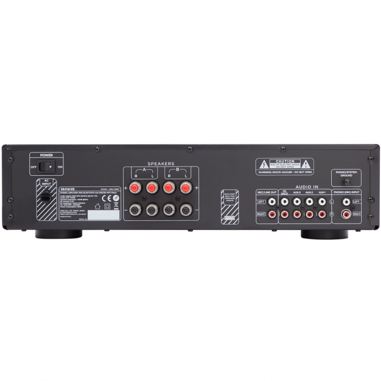 AIWA Förstärkare med Bluetooth 2 x 60 Watt RMS Svart AIWA Förstärkare med Bluetooth 2 x 60 Watt RMS Svart