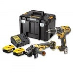 DeWALT Værktøjssæt DeWalt DCK2080P2T-QW (DCD796 + DCG405) 18 V 2x5,0 Ah batt DeWALT Værktøjssæt DeWalt DCK2080P2T-QW (DCD796 + DCG405) 18 V 2x5,0 Ah batt