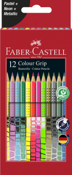 Faber-Castell 12 värikynä Colour Grip Special Pastel-Neon Box (201569) Faber-Castell 12 värikynä Colour Grip Special Pastel-Neon Box (201569)