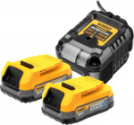 DeWALT DCB1102E2-QW Pack 2 akkua Powerstack XR 18V - 1.7Ah Li-Ion akut