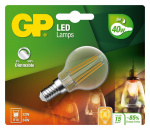 GP LED-lampun hehkulanka Mini Globe, E14, DIM, 5W (40W), 470lm GP LED-lampun hehkulanka Mini Globe, E14, DIM, 5W (40W), 470lm