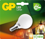 GP LED-lampun hehkulanka jäätynyt Mini Globe, E14, 1.2W (15W), 136lm GP LED-lampun hehkulanka jäätynyt Mini Globe, E14, 1.2W (15W), 136lm