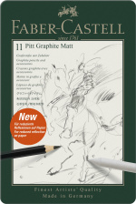 Faber-Castell Sarja Pitt Graphite Matt tinaa (11 kpl) (115220)