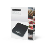 MELISSA Elektroninen keittiövaaka 5 kg Musta