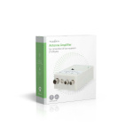 Nedis TV Vahvistin | Vahvistus: 25 dB | 47 - 694 MHz | Lähtöliitäntöjen määrä: 2 | Vahvistuksensäätö | Valkoinen