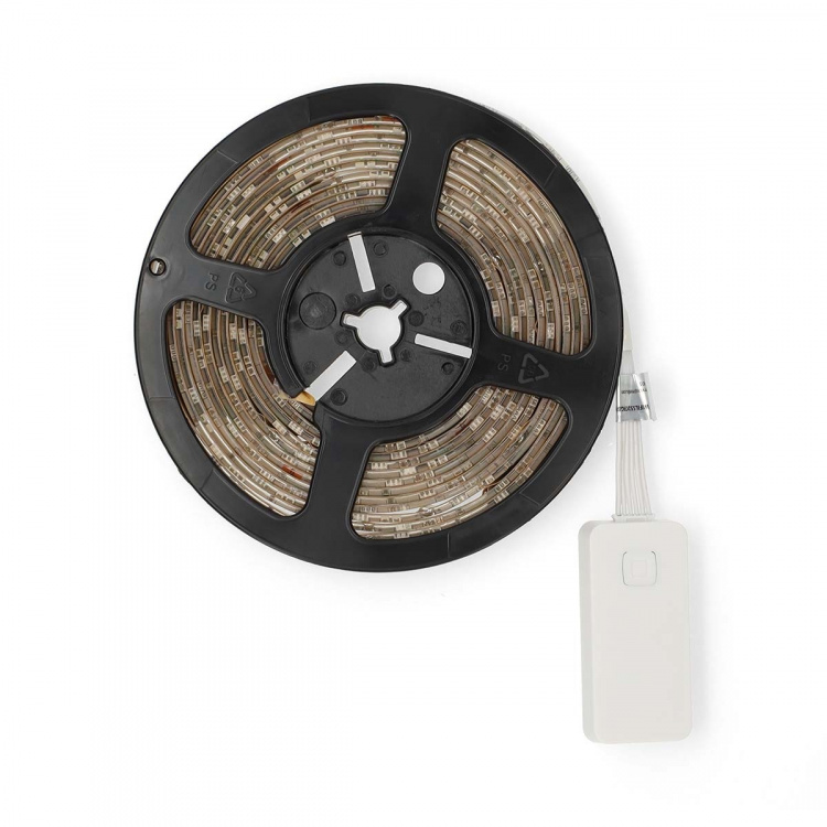 Nedis SmartLife LED-Nauha | Kylmä Valkoinen / Lämmin Valkoinen / RGB | SMD | 5.00 m | IP21 | 2700 - 6500 K | 960 lm | Android™ / IOS Nedis SmartLife LED-Nauha | Kylmä Valkoinen / Lämmin Valkoinen / RGB | SMD | 5.00 m | IP21 | 2700 - 6500 K | 960 lm | Android™ / IOS