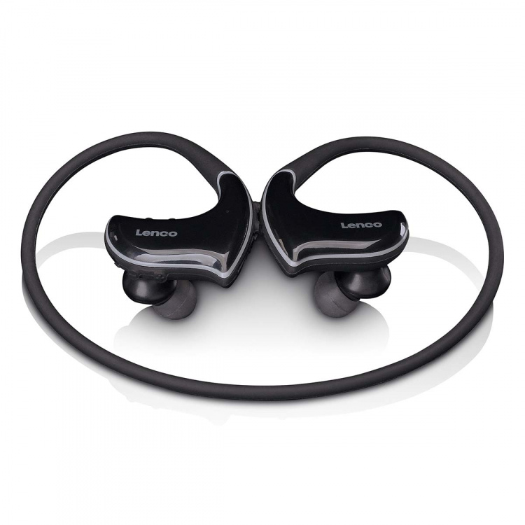 Lenco Roiskevesitiivis Sport Bluetooth-kuulokkeet ja MP3-soitin in-1