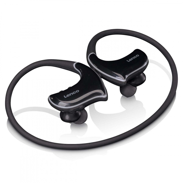 Lenco Roiskevesitiivis Sport Bluetooth-kuulokkeet ja MP3-soitin in-1