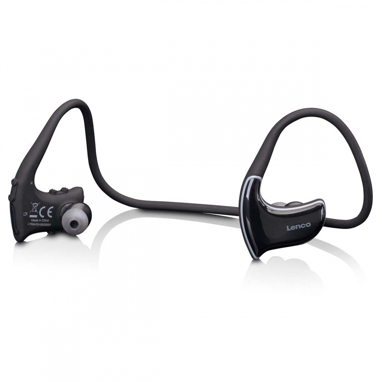 Lenco Roiskevesitiivis Sport Bluetooth-kuulokkeet ja MP3-soitin in-1