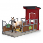 Schleich Ponybox mustangitamman kanssa - (42724)