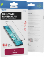 Wave Full Cover -panssarilasi, Huawei P30 Lite, musta Wave Full Cover -panssarilasi, Huawei P30 Lite, musta