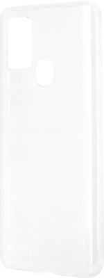 Wave silikonisuojus, Samsung Galaxy A21s, läpinäkyvä Wave silikonisuojus, Samsung Galaxy A21s, läpinäkyvä