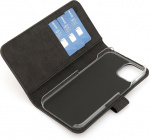 Wave Flap BookCase -suojakotelo, iPhone 13, musta Wave Flap BookCase -suojakotelo, iPhone 13, musta