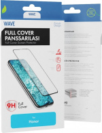 Wave Full Cover -panssarilasi, Honor 90 Lite / X8, musta