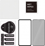 FoneKit Privacy+ Full Cover -panssarilasi, iPhone 14 Pro Max, musta