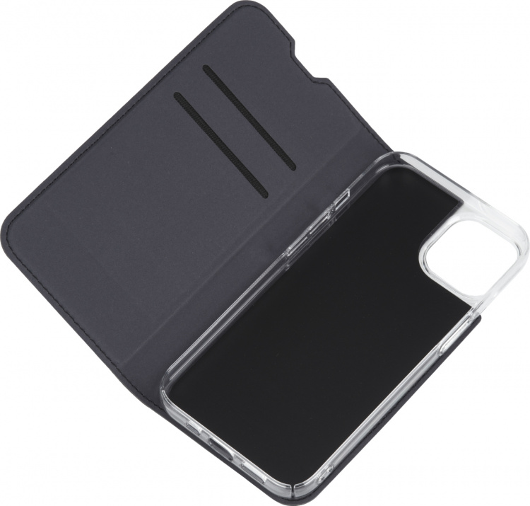 FoneKit BookCase -suojakotelo, Samsung Galaxy A13 5G / A04s, musta