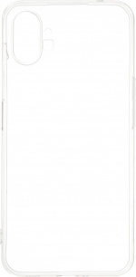 FoneKit silikonisuoja, Nothing Phone (1), läpinäkyvä FoneKit silikonisuoja, Nothing Phone (1), läpinäkyvä