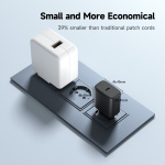 FoneKit GaN PD 65W -verkkovirtalaturi, USB-C, musta