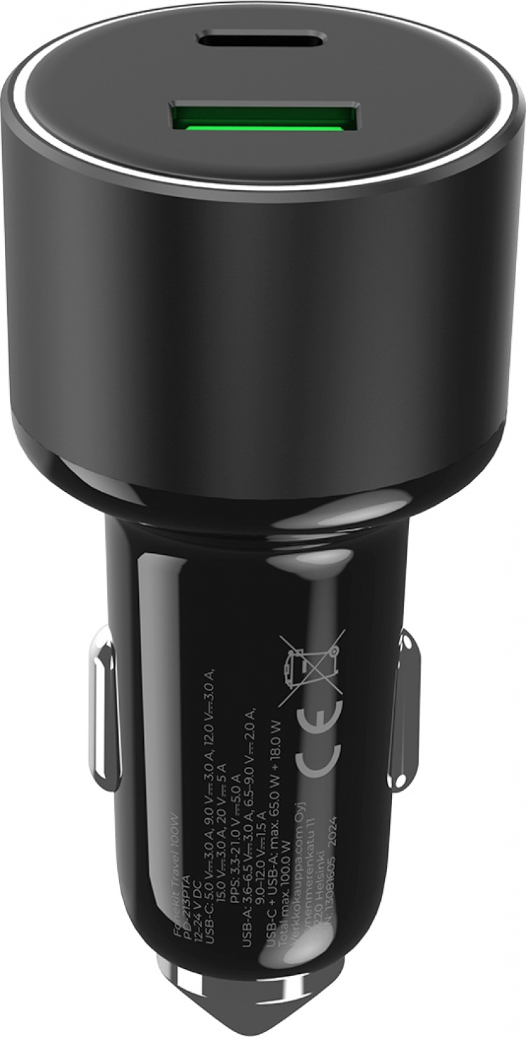 FoneKit Travel 100W -autolaturi