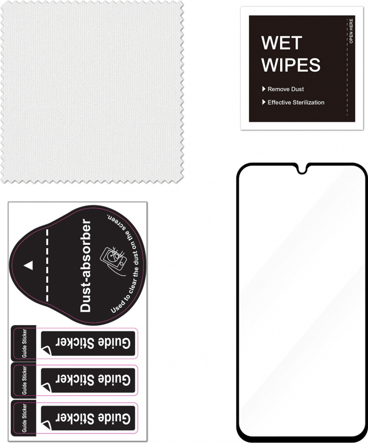 FoneKit Full Cover -panssarilasi, Samsung Galaxy A34 5G