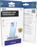 Wave Premium Case -suojakuori, Samsung Galaxy A14 5G, läpinäkyvä