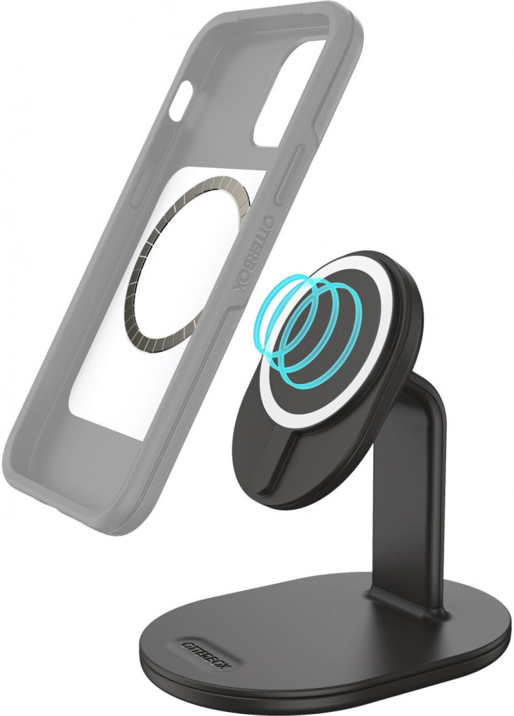 Otterbox MagSafe -langaton latauspöytäteline, musta Otterbox MagSafe -langaton latauspöytäteline, musta