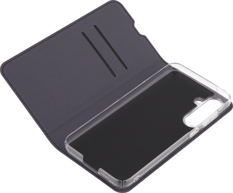 FoneKit BookCase -suojakotelo, Samsung Galaxy S23 FE, musta