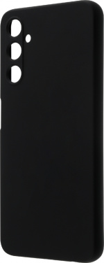 Wave Soft Touch Silikonisuoja, Samsung Galaxy A05s, Musta