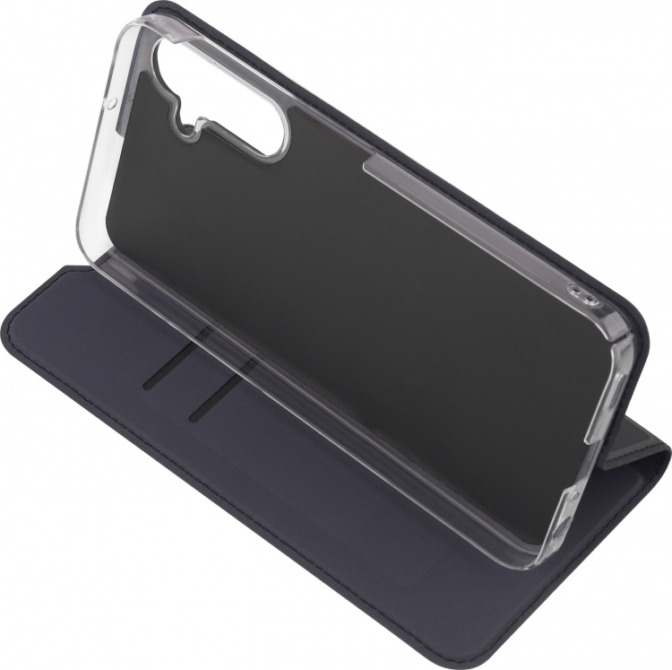 FoneKit BookCase -suojakotelo, Samsung Galaxy A25 5G, musta