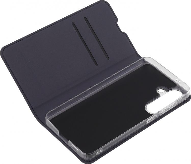 FoneKit BookCase -suojakotelo, Samsung Galaxy S24, musta