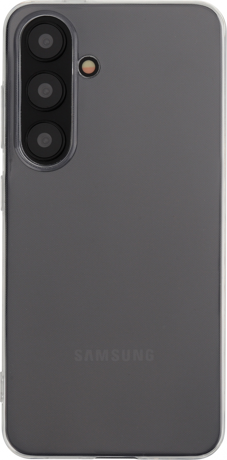 FoneKit silikonisuoja, Samsung Galaxy S24, läpinäkyvä