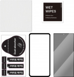 FoneKit Privacy+ Full Cover -panssarilasi, Galaxy S24 Ultra, musta