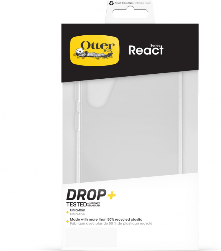 Otterbox React -suojakotelo, kirkas, Samsung Galaxy S24 Otterbox React -suojakotelo, kirkas, Samsung Galaxy S24