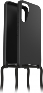 Otterbox React Necklace -suojakotelo hihnalla, musta, Samsung Galaxy S24+ Otterbox React Necklace -suojakotelo hihnalla, musta, Samsung Galaxy S24+