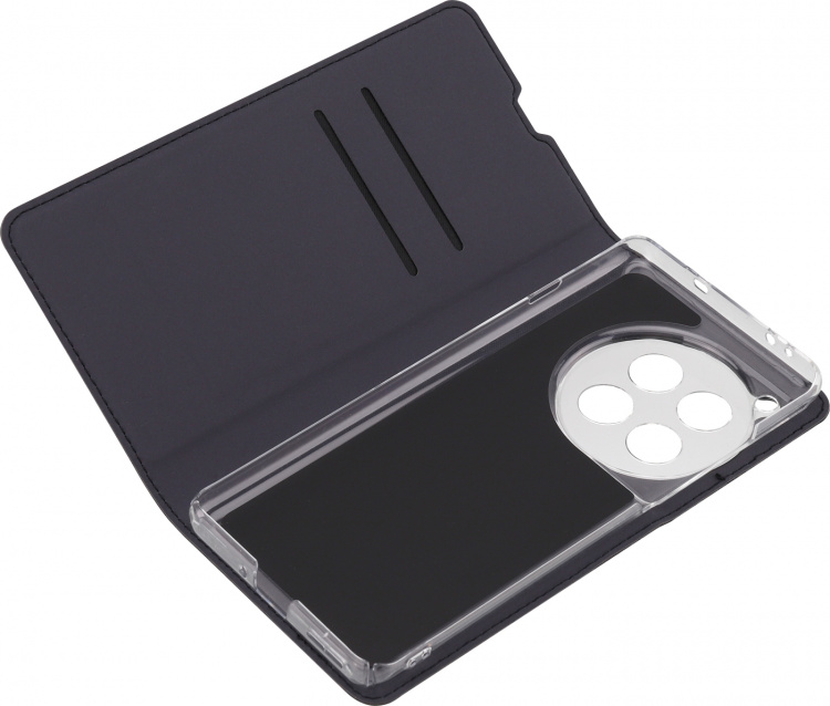 FoneKit BookCase -suojakotelo, OnePlus 12, musta