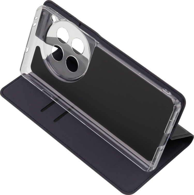 FoneKit BookCase -suojakotelo, OnePlus 12, musta