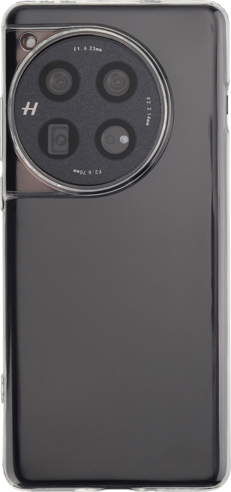 FoneKit silikonisuoja, OnePlus 12, läpinäkyvä FoneKit silikonisuoja, OnePlus 12, läpinäkyvä