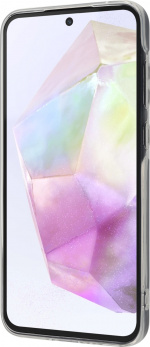 FoneKit silikonisuoja, Samsung Galaxy A35, läpinäkyvä