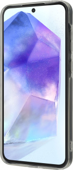 FoneKit silikonisuoja, Samsung Galaxy A55, läpinäkyvä