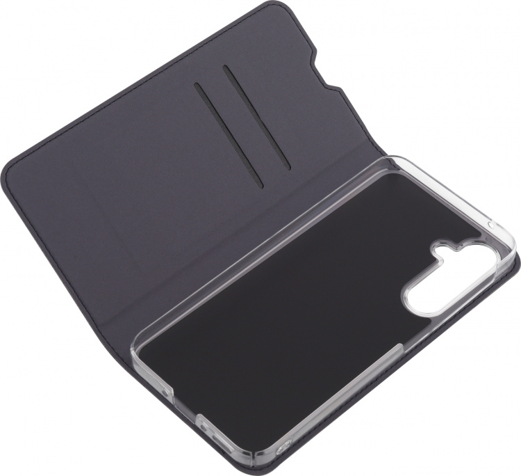 FoneKit BookCase -suojakotelo, Samsung Galaxy A35, musta FoneKit BookCase -suojakotelo, Samsung Galaxy A35, musta