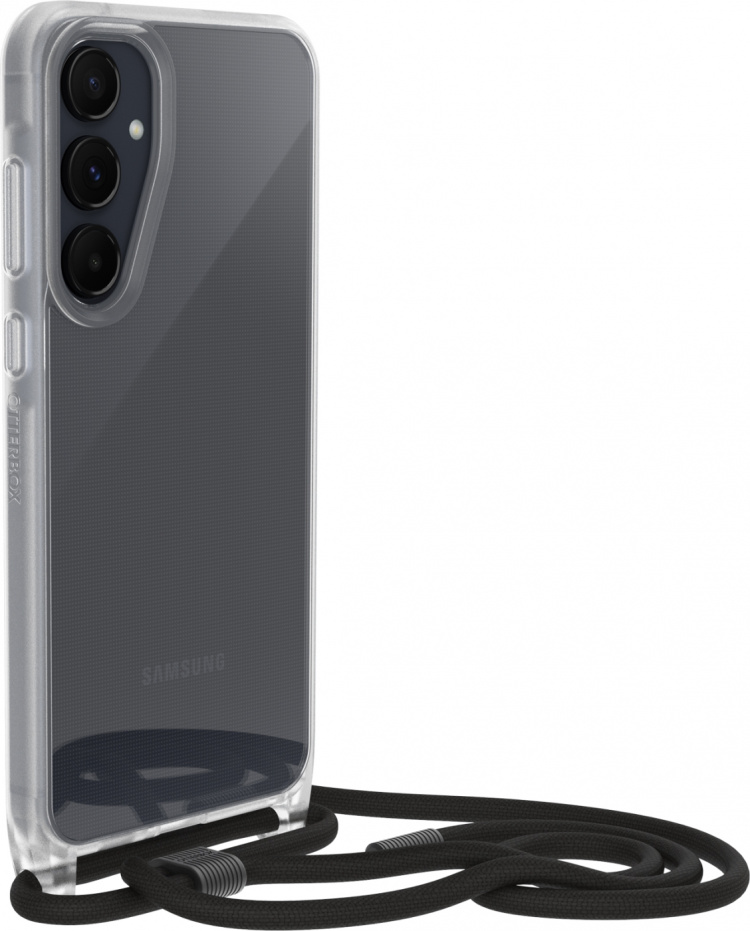 Otterbox React Necklace -suojakotelo hihnalla, kirkas, Samsung Galaxy A55