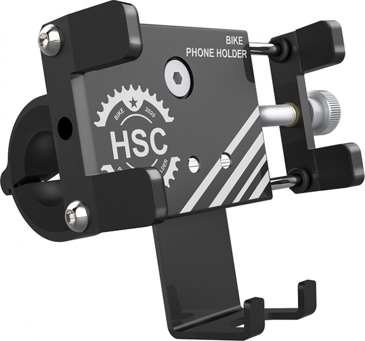 FoneKit Alumiini -polkupyöräteline, musta