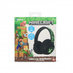 MINECRAFT Kuulokkeet Minecraft Led Light Sharing Aux Over-Ear Langattomat