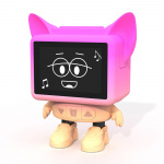 Mobility On Board Herätyskello Dancing Clock Pinkki