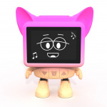 Mobility On Board Herätyskello Dancing Clock Pinkki