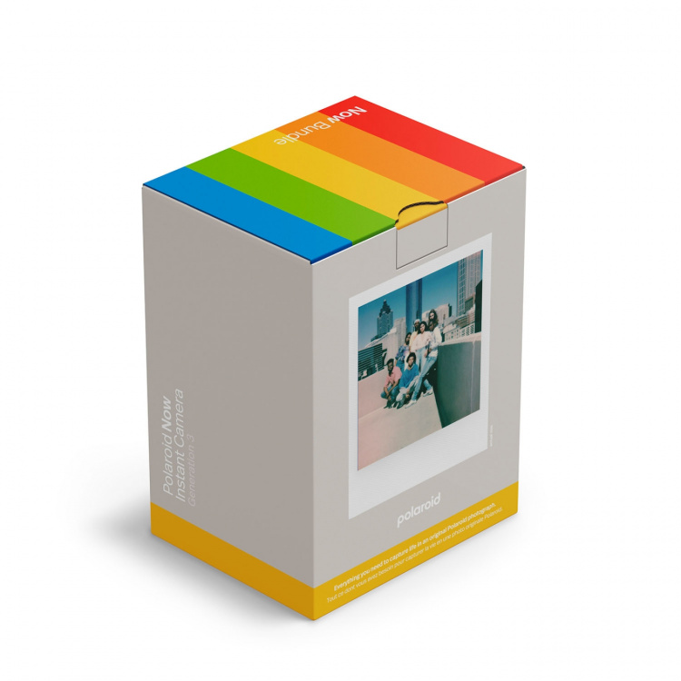 Polaroid Kamera Now Generation 3 E-Box Välitön Pebble Valkoinen Polaroid Kamera Now Generation 3 E-Box Välitön Pebble Valkoinen