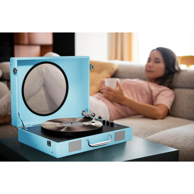 MIXX Vinyylilevysoitin Revival 65 Stereo Sininen MIXX Vinyylilevysoitin Revival 65 Stereo Sininen