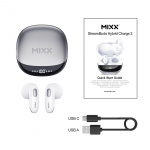MIXX Kuulokke Hybrid Charge 2 In-Ear Tws Qi Langattomat Valkoinen MIXX Kuulokke Hybrid Charge 2 In-Ear Tws Qi Langattomat Valkoinen