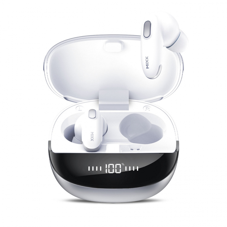 MIXX Kuuloke Mini Charge 2 In-Ear Tws Qi Langattomat Valkoinen